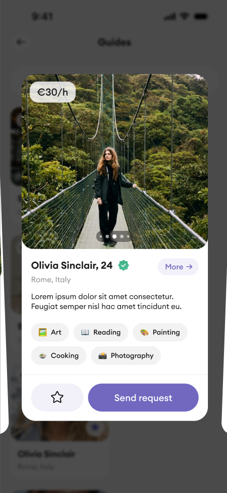 Tourist App screenshot