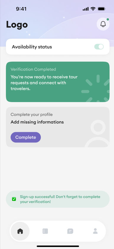 Guide App Screenshot 1